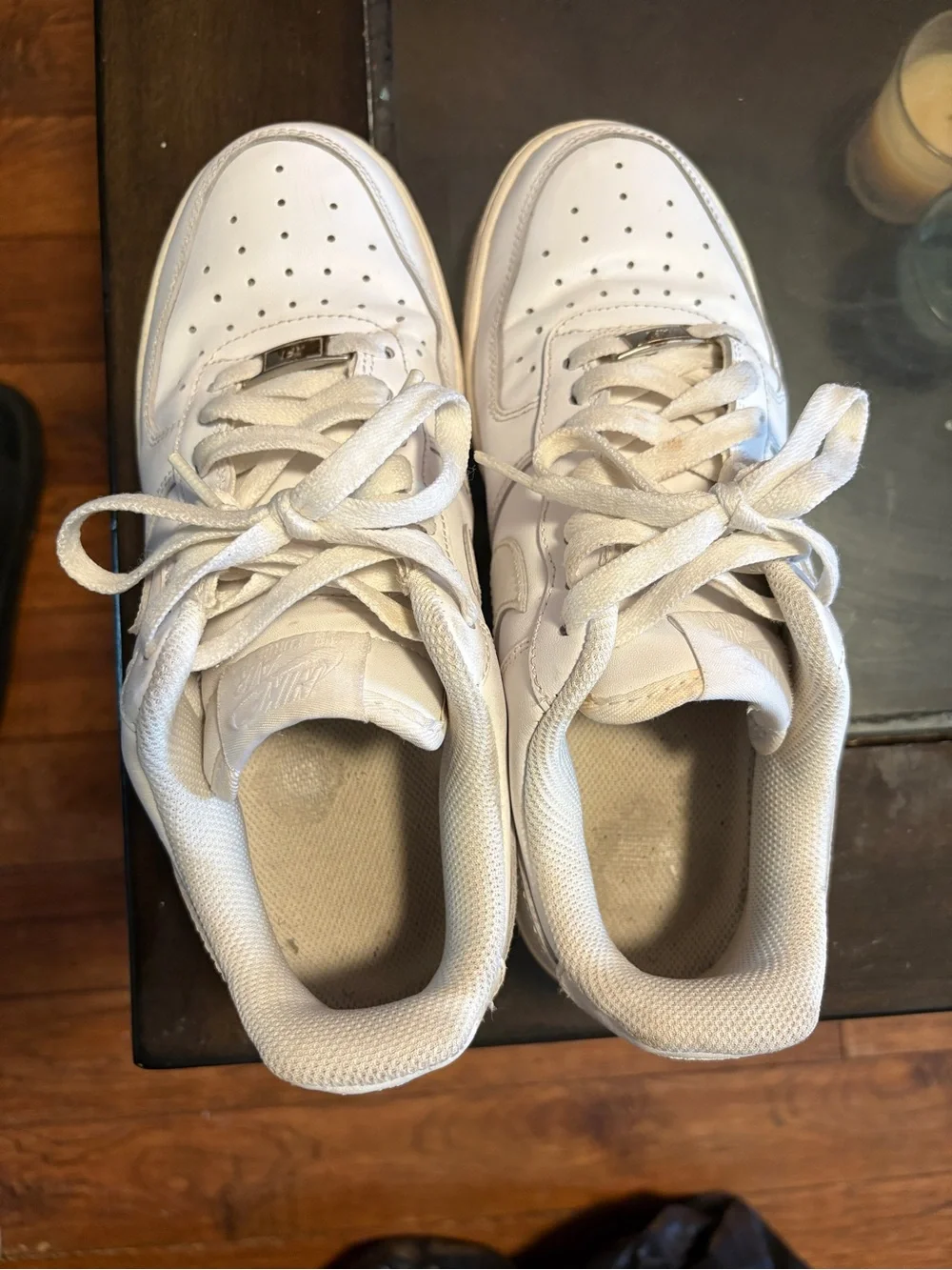 White Nike Air Force 1 Sneakers